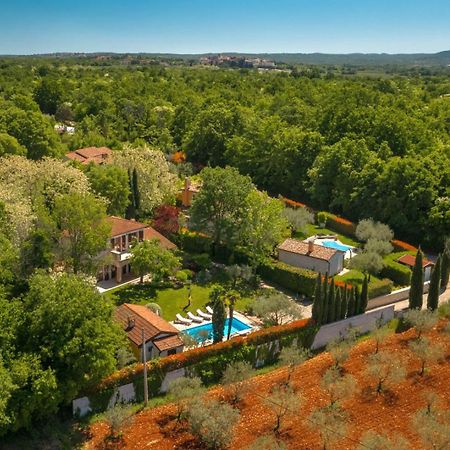 Rustic Villa Cehici With Pool In Sveti Lovrec Jehnici Bagian luar foto